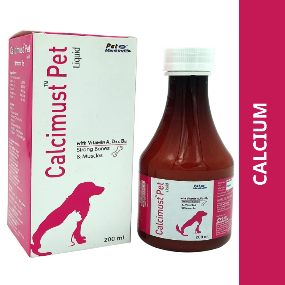 Mankind Calcimust Syrup Calcium Supplement for Dogs and Cats (200ml) - Image 4
