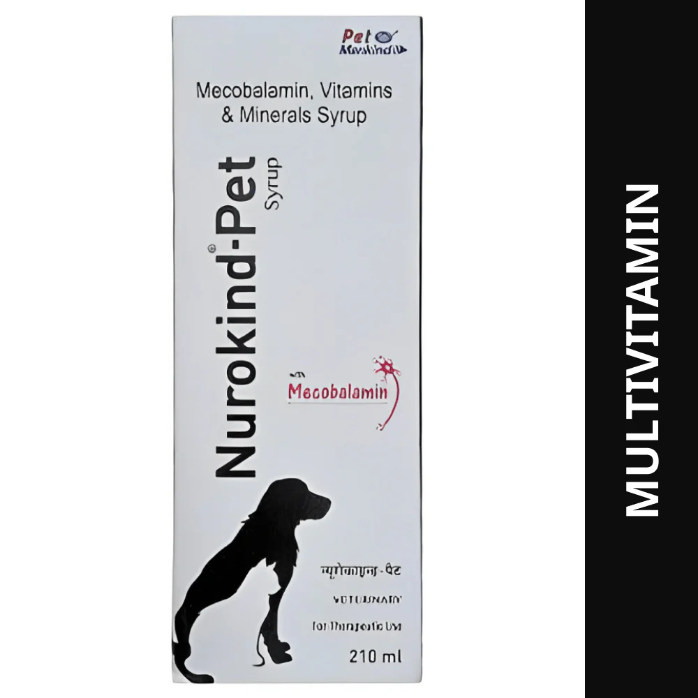 Mankind Nurokind Pet Syrup Multi Vitamin Supplement for Dogs and Cats (210ml) - Image 3