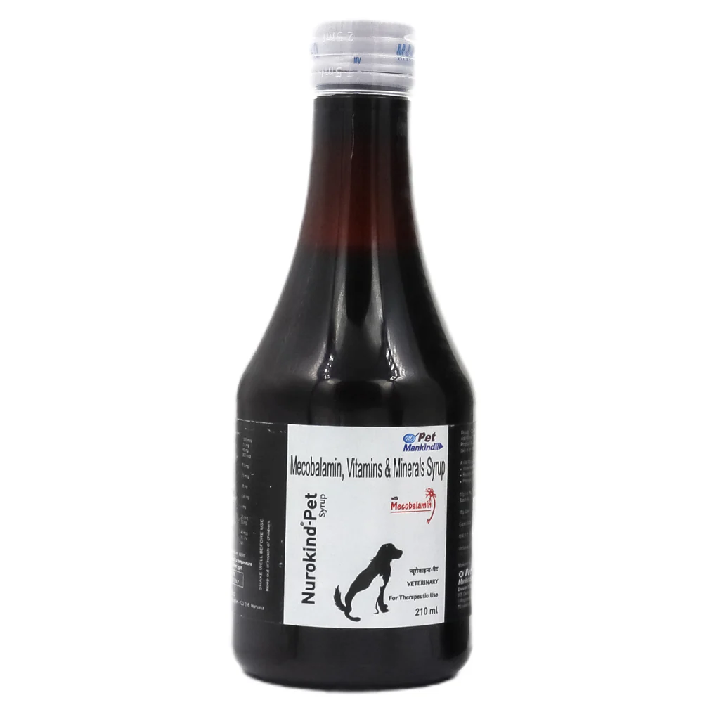 Mankind Nurokind Pet Syrup Multi Vitamin Supplement for Dogs and Cats (210ml) - Image 6