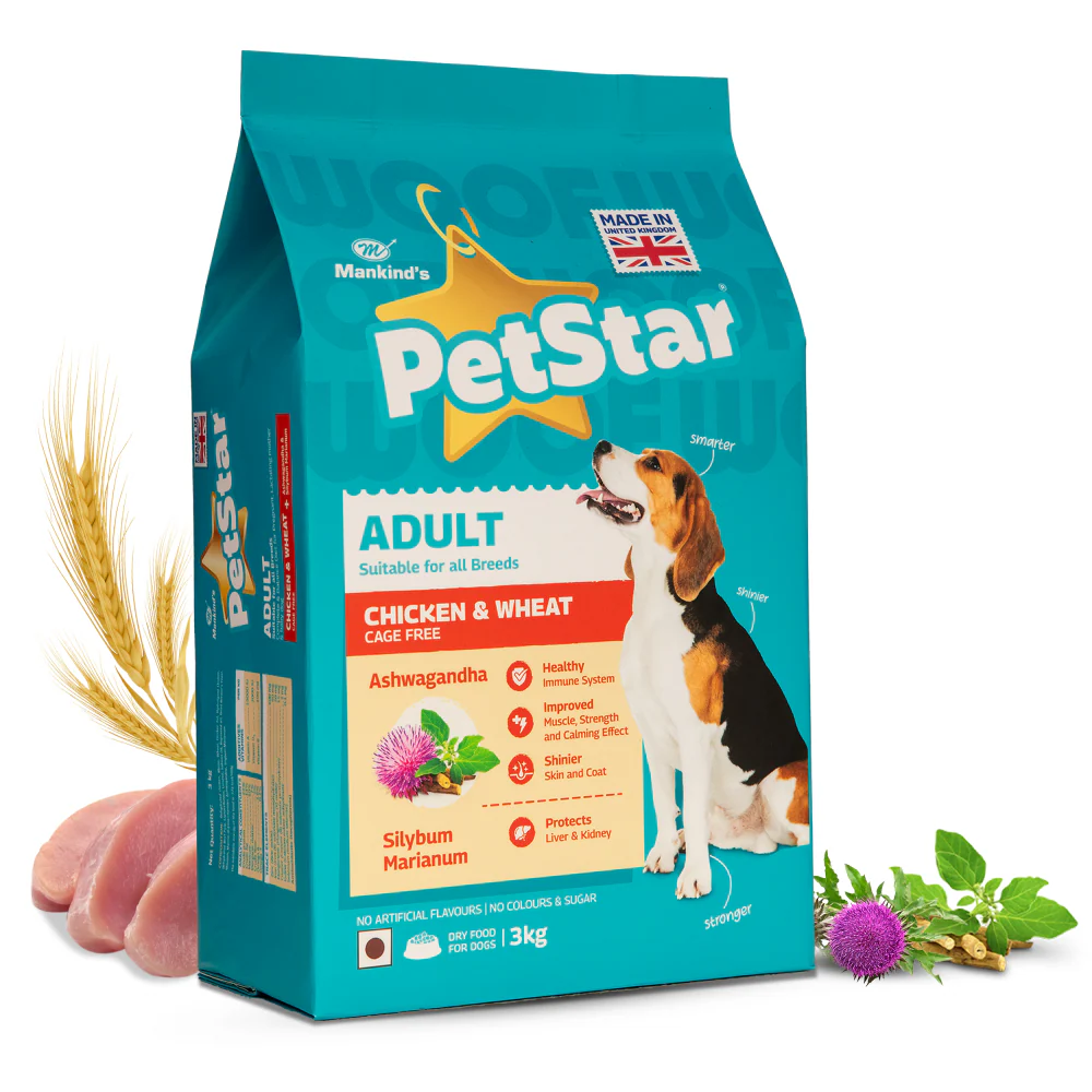 Mankind Petstar Chicken and Wheat Adult Dog Dry Food - Image 9