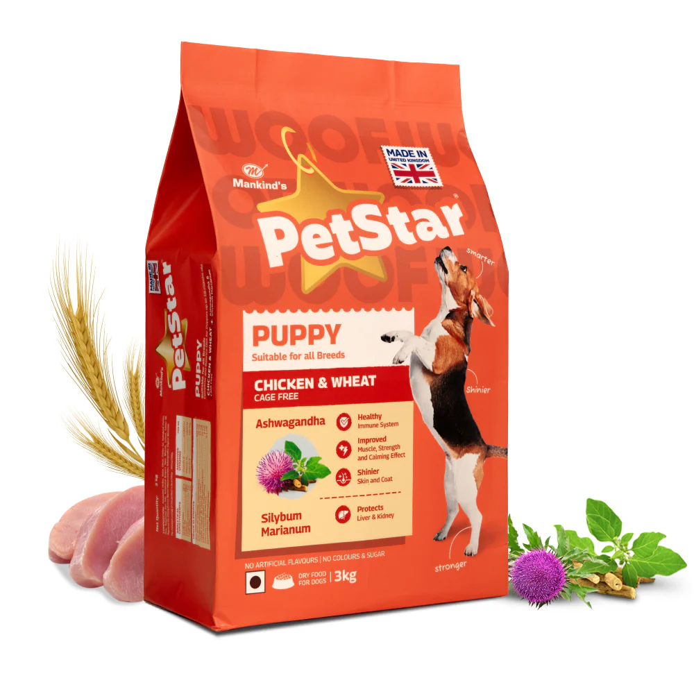 Mankind Petstar Chicken and Wheat Puppy Dry Food - Image 8