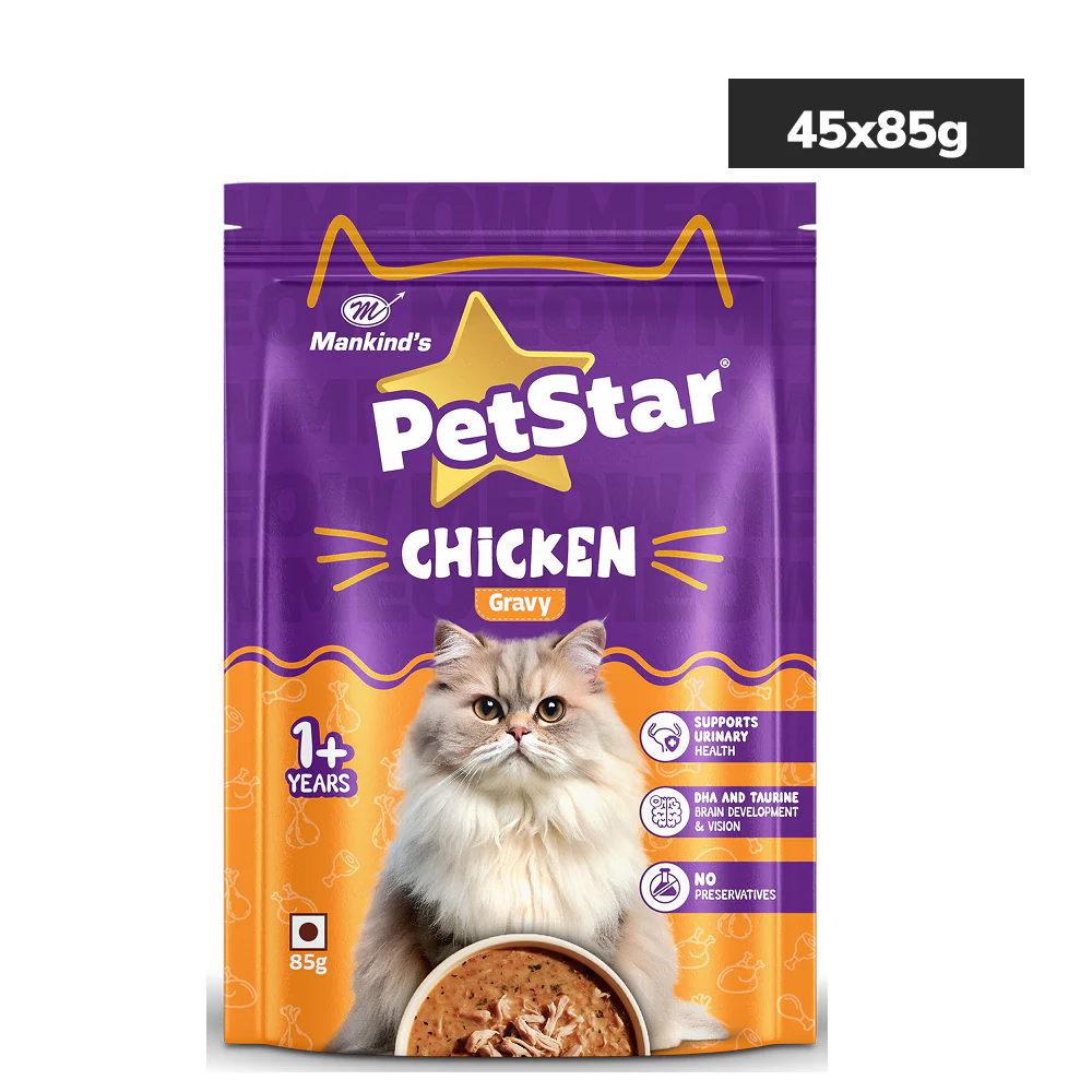 Mankind Petstar Chicken Gravy Adult Cat Wet Food - Image 3