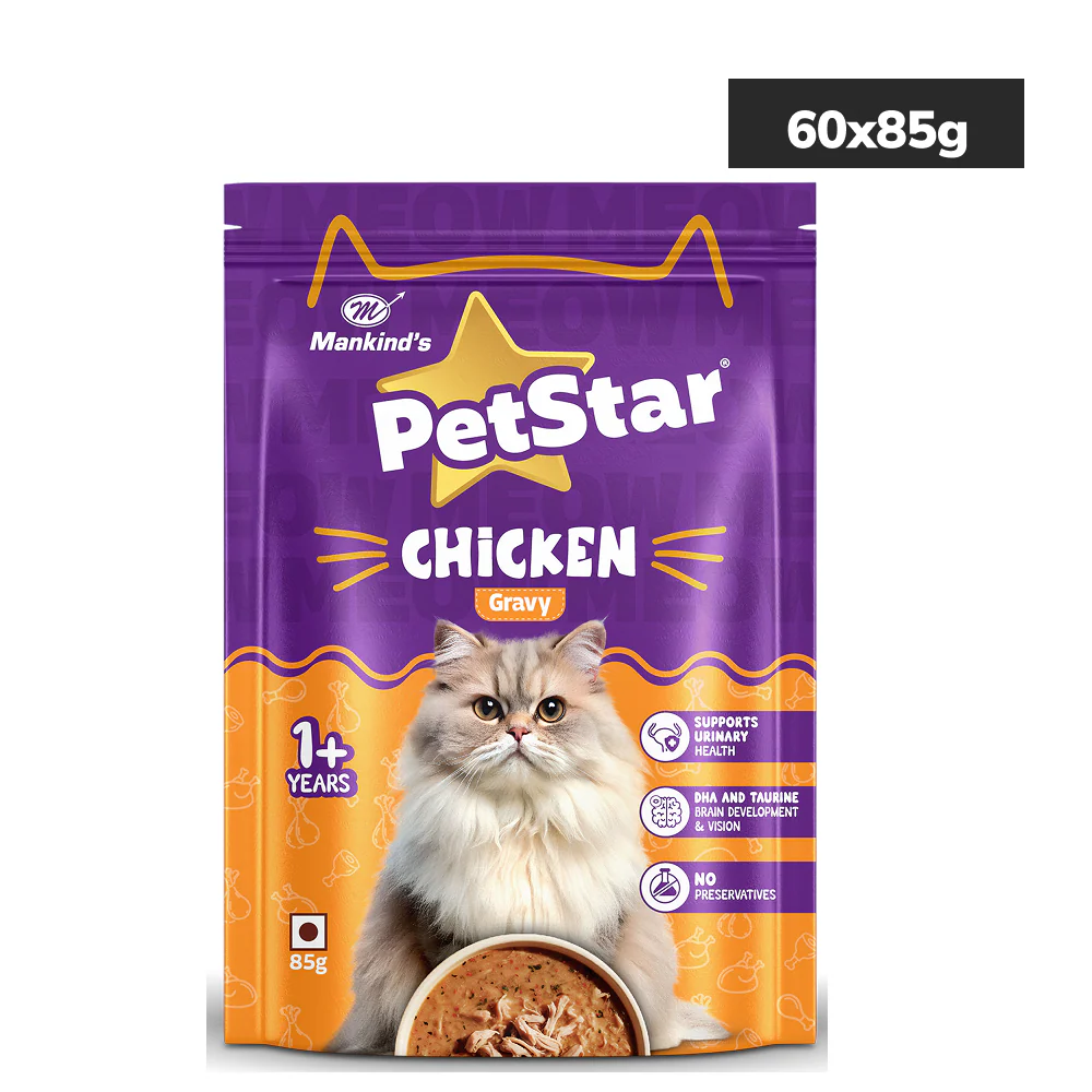 Mankind Petstar Chicken Gravy Adult Cat Wet Food - Image 4