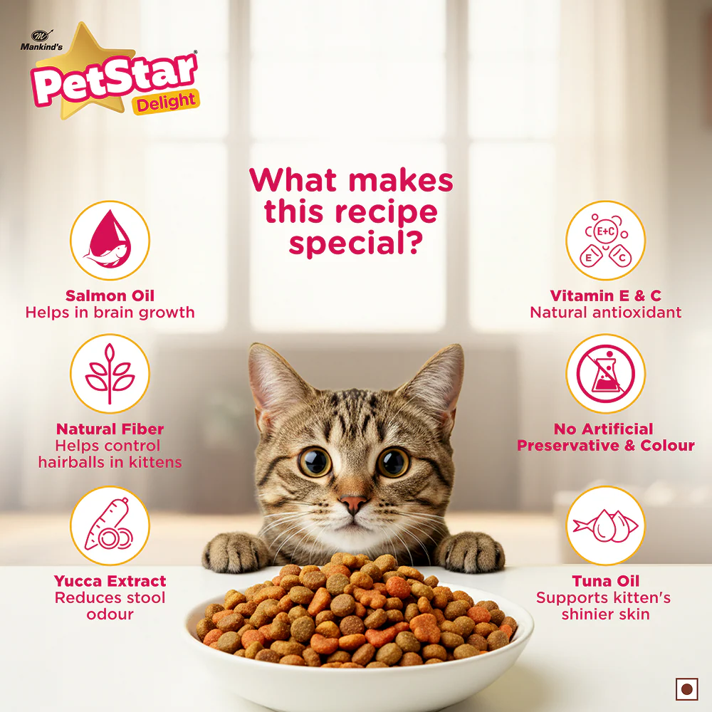 Mankind PetStar Ocean Fish Kitten Cat Dry Food - Image 2