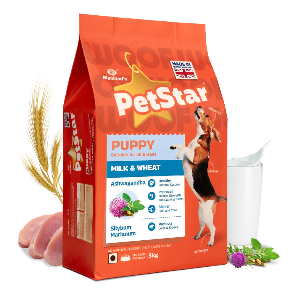 Mankind Petstar Milk and Wheat Puppy Dog Dry Food - Image 9