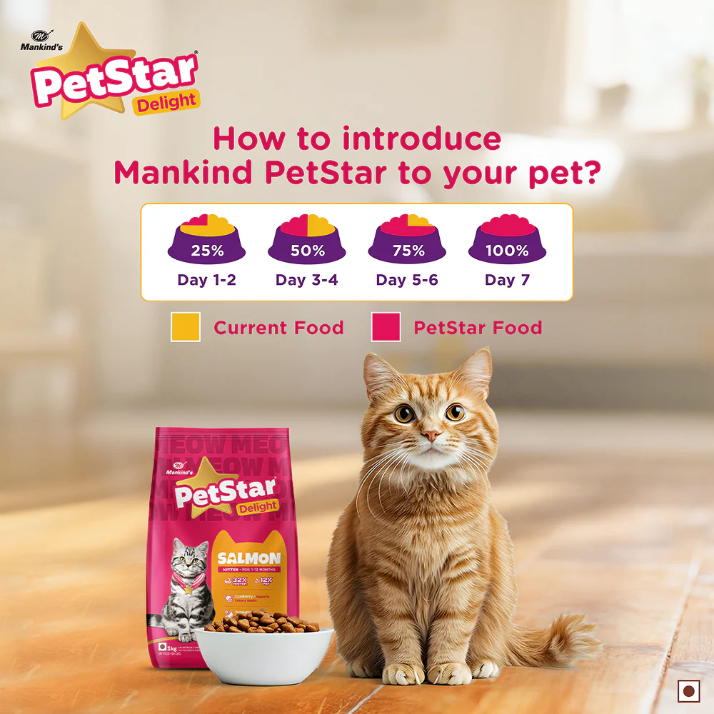 Mankind PetStar Salmon Kitten Cat Dry Food - Image 4