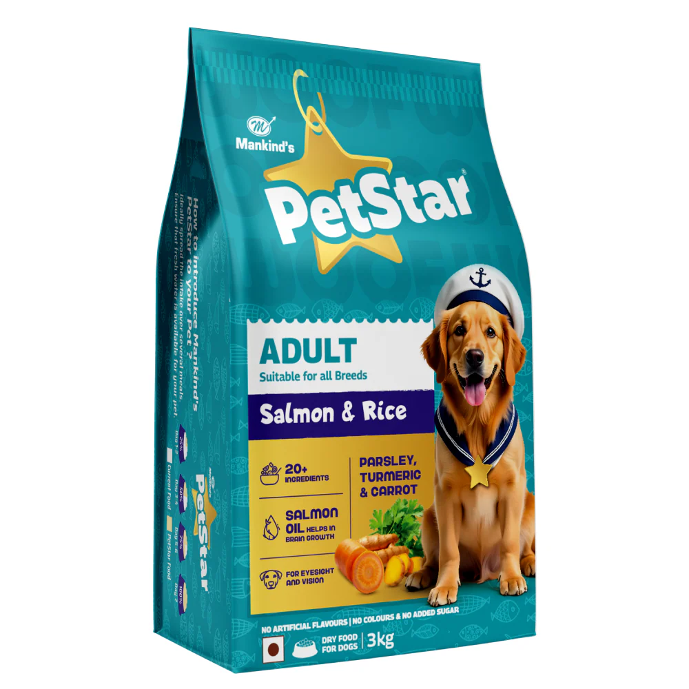 Mankind Petstar Salmon & Rice Dog Dry Food