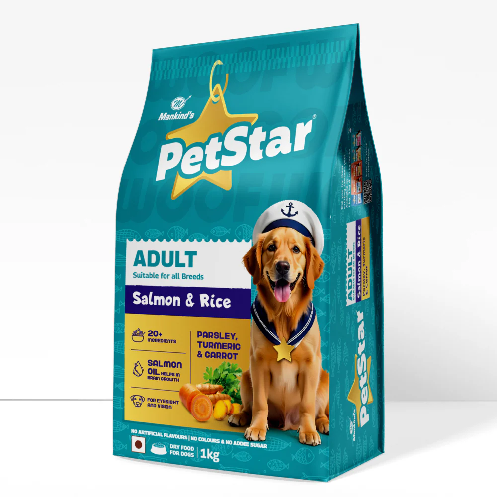 Mankind Petstar Salmon & Rice Dog Dry Food - Image 2