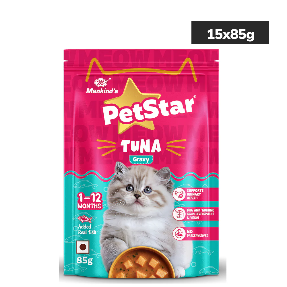 Mankind Petstar Tuna Gravy Kitten Cat Wet Food - Image 2