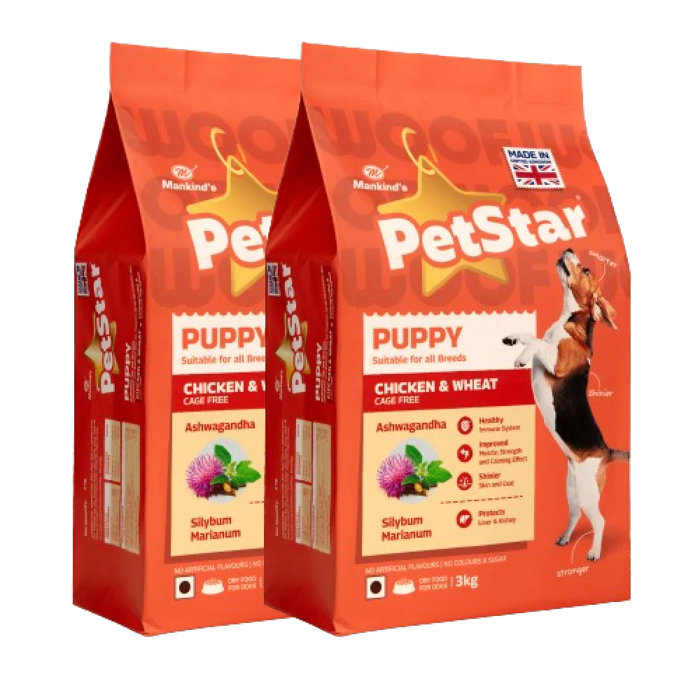 Mankind Petstar Chicken and Wheat Puppy Dry Food - Image 9