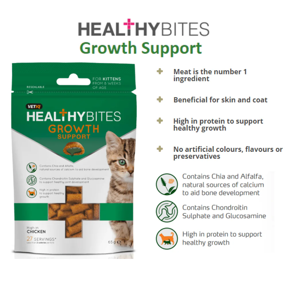 Mark and Chappell Healthy Bites Growth Support Kitten Treats - Image 3