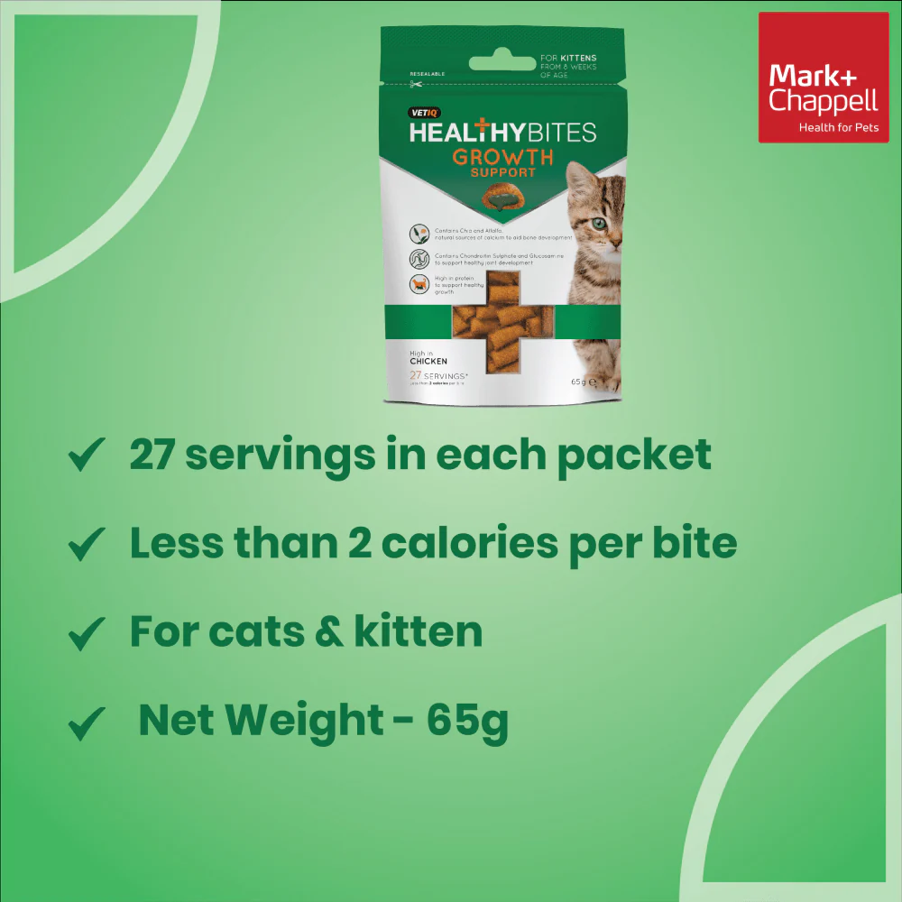 Mark and Chappell Healthy Bites Growth Support Kitten Treats - Image 7