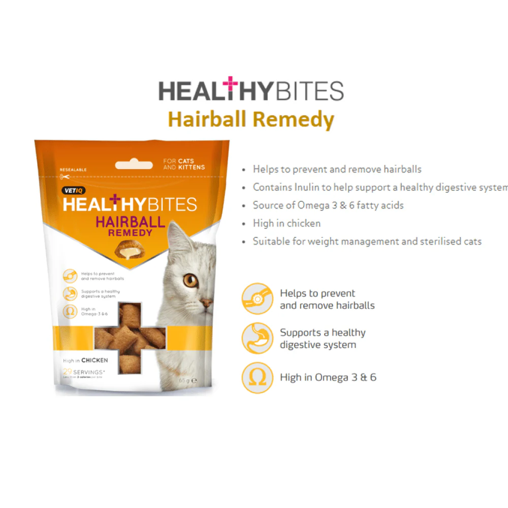 Mark and Chappell Healthy Bites Hairball Remedy Cat Treats - Image 3