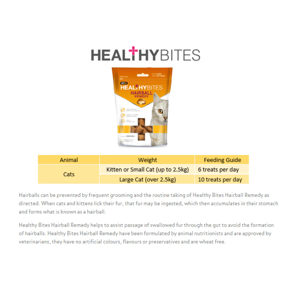 Mark and Chappell Healthy Bites Hairball Remedy Cat Treats - Image 4