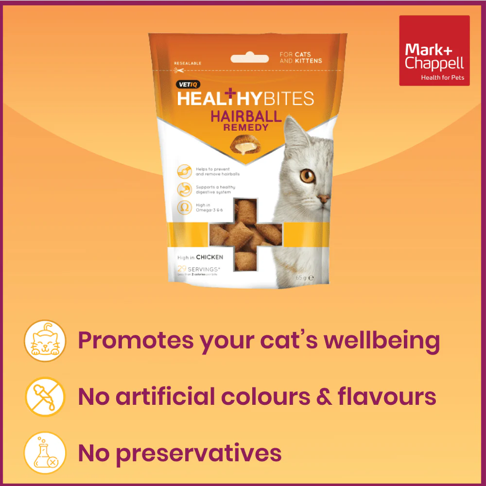 Mark and Chappell Healthy Bites Hairball Remedy Cat Treats - Image 5