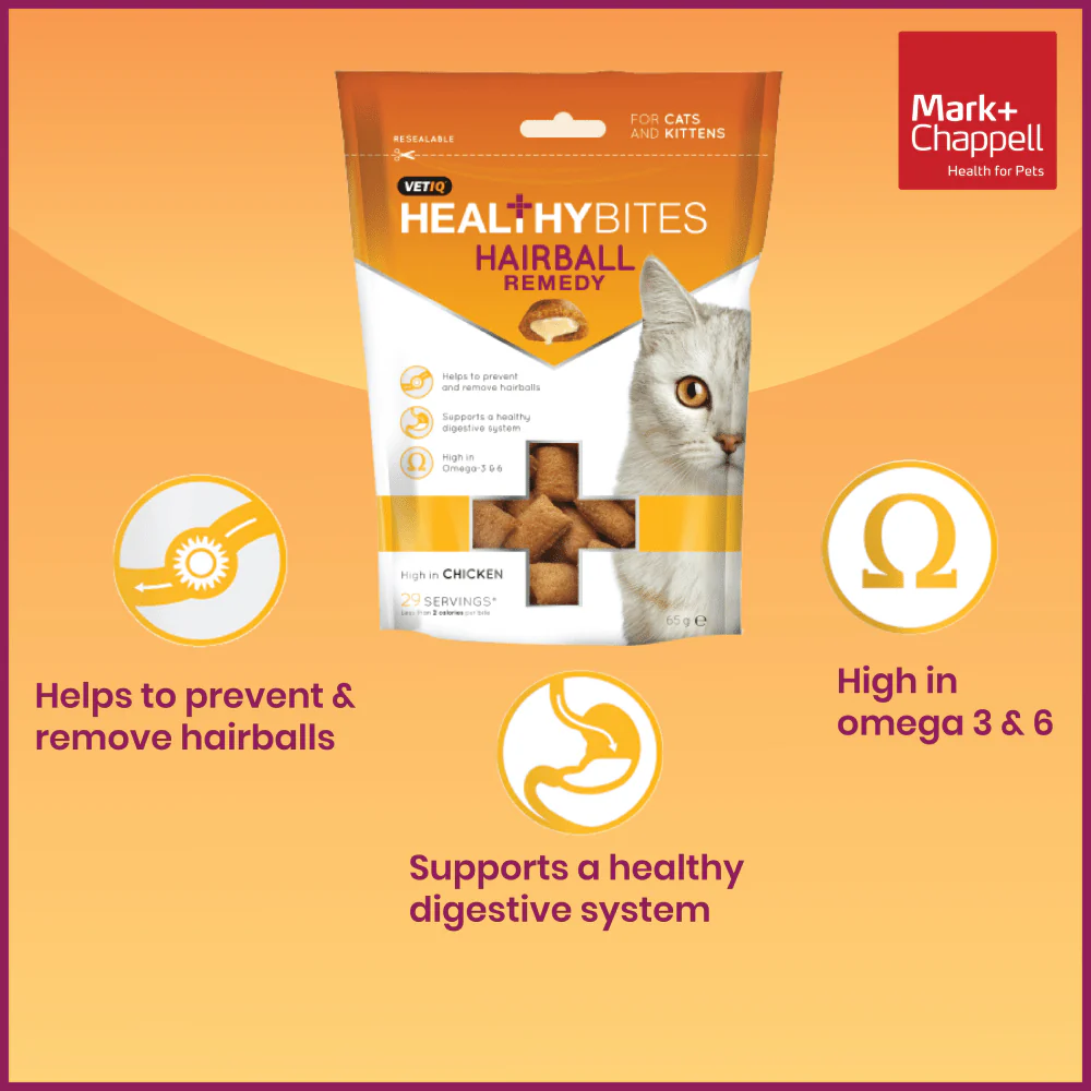 Mark and Chappell Healthy Bites Hairball Remedy Cat Treats - Image 6
