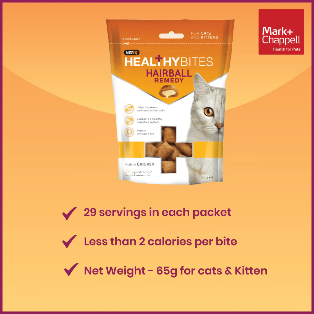 Mark and Chappell Healthy Bites Hairball Remedy Cat Treats - Image 7