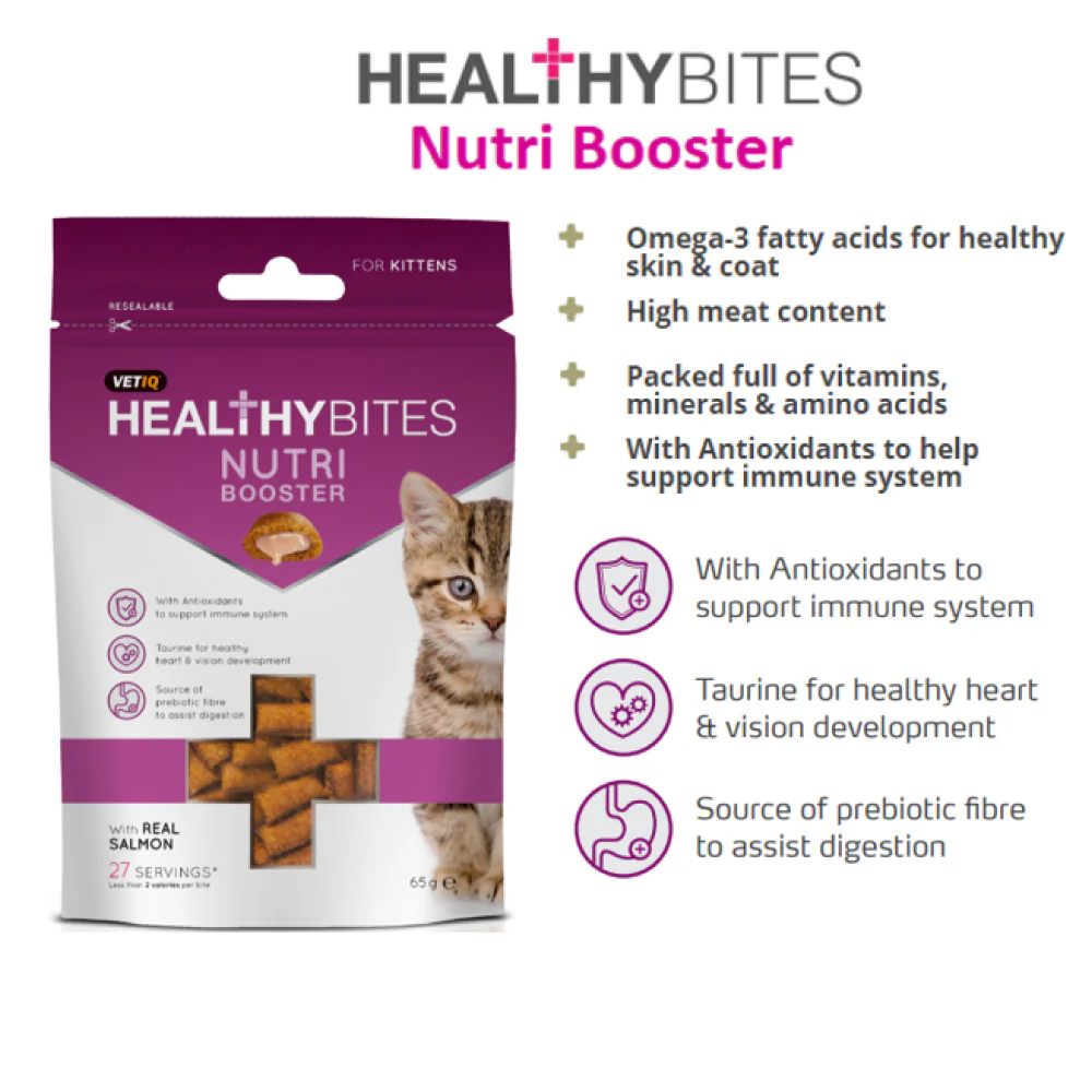 Mark and Chappell Healthy Bites Nutri Booster Kitten Treats - Image 3