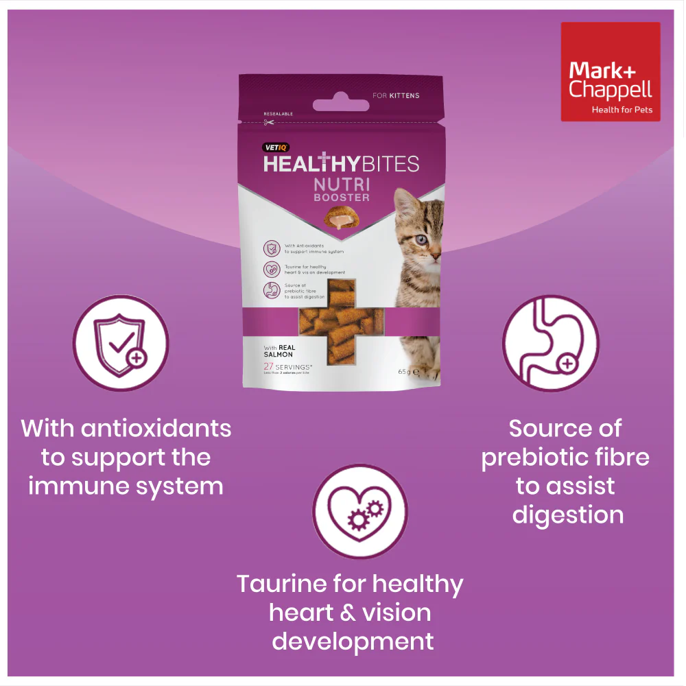 Mark and Chappell Healthy Bites Nutri Booster Kitten Treats - Image 8