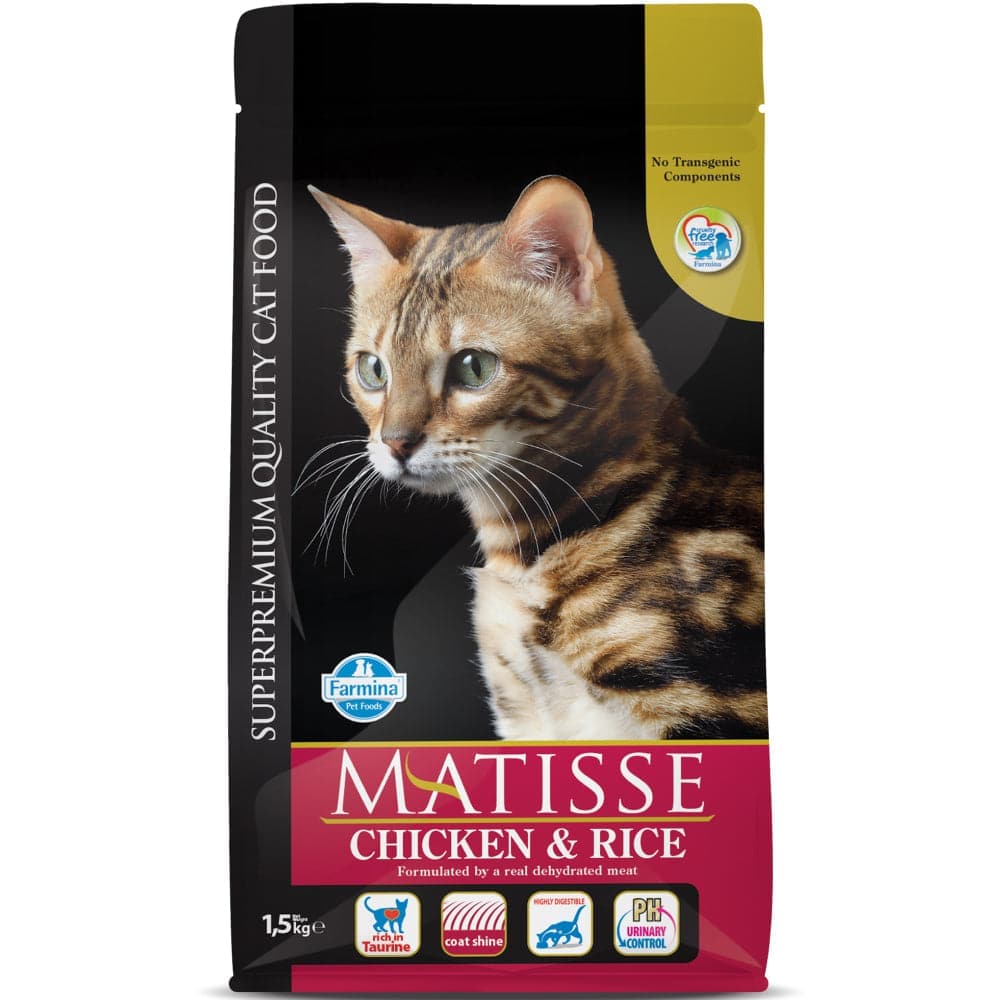 Farmina Matisse Chicken & Rice Adult Cat Dry Food - Image 2