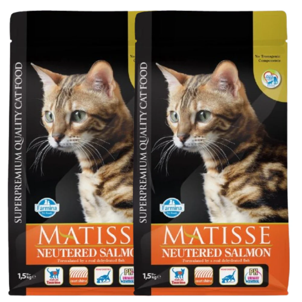 Farmina Matisse Neutered Salmon Cat Dry Food - Image 4
