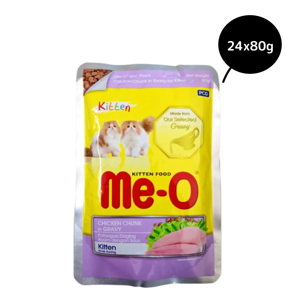 Me O Chicken Chunks in Gravy kitten Wet Food - Image 3