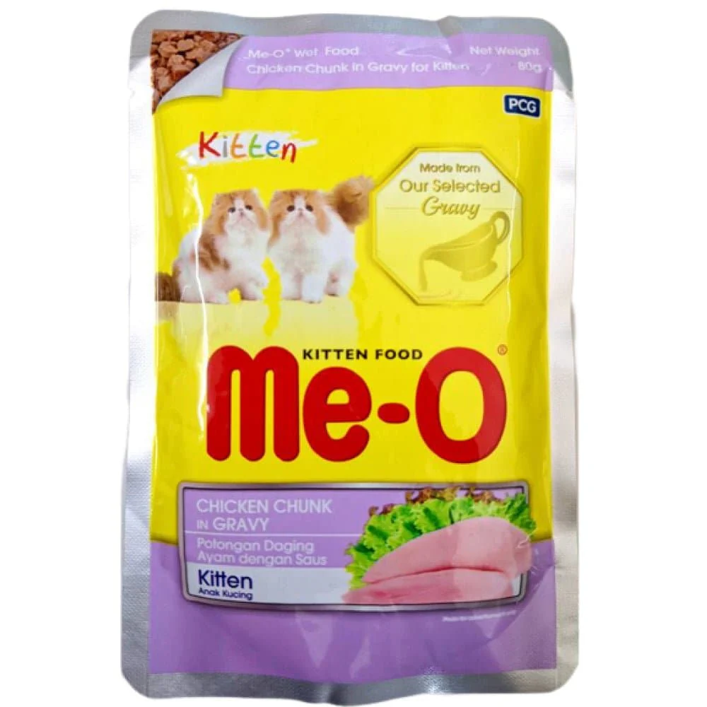 Me O Chicken Chunks in Gravy kitten Wet Food - Image 2