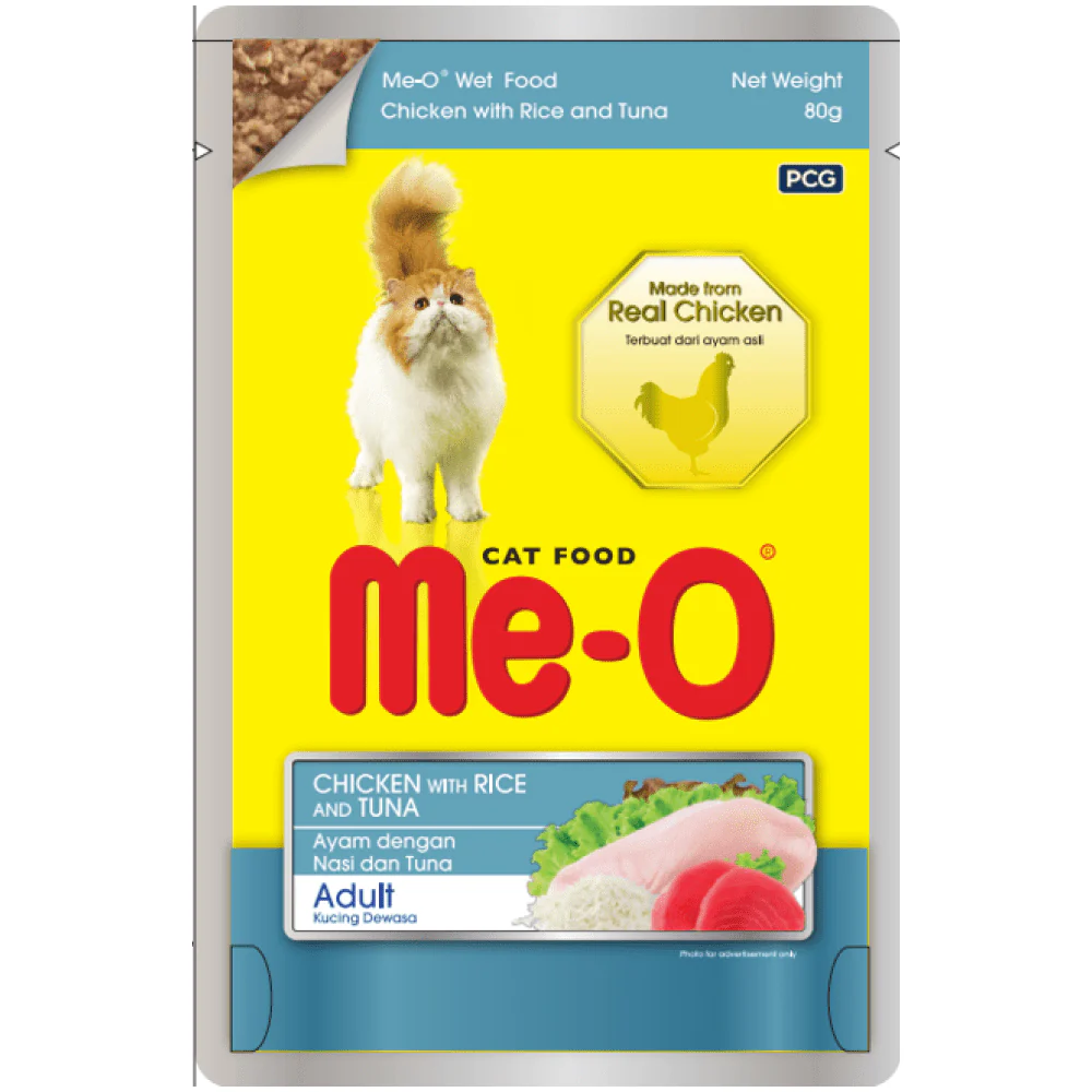 Me O Chicken & Rice In Tuna Adult Cat Wet Food - Image 2