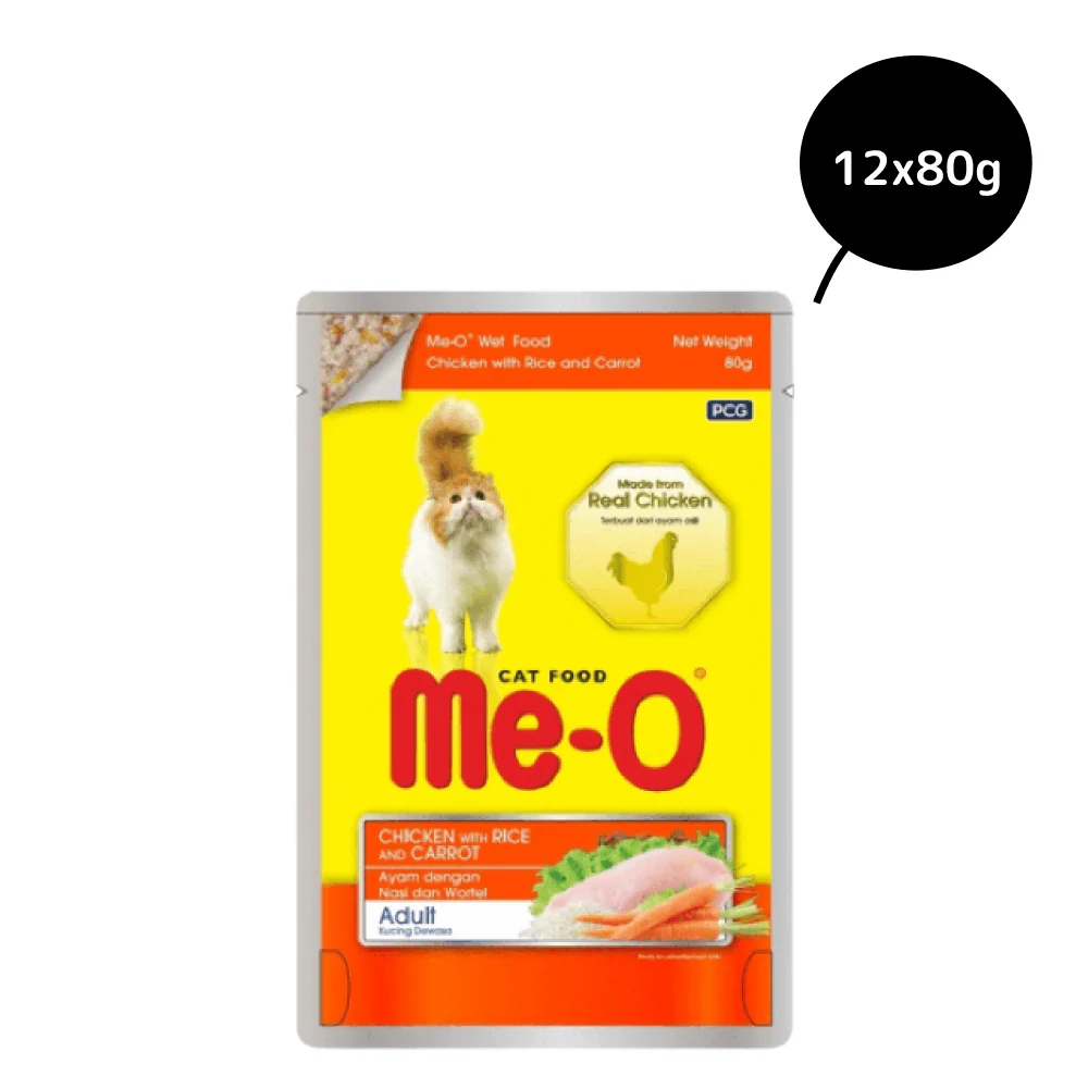 Me O Chicken with Rice & Carrot Adult Cat Wet Food - Image 4