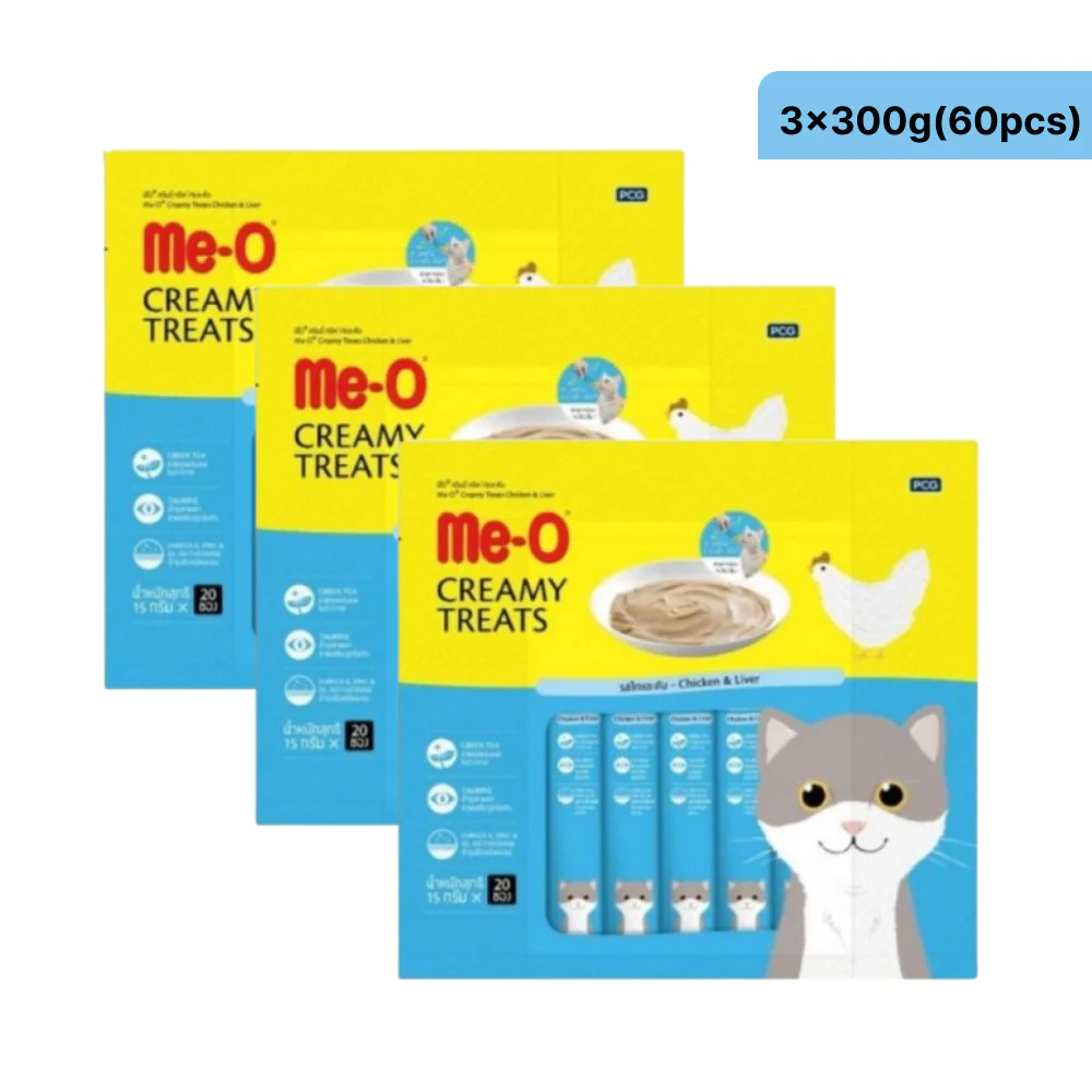 Me O Creamy Chicken & Liver Cat Treats - Image 4