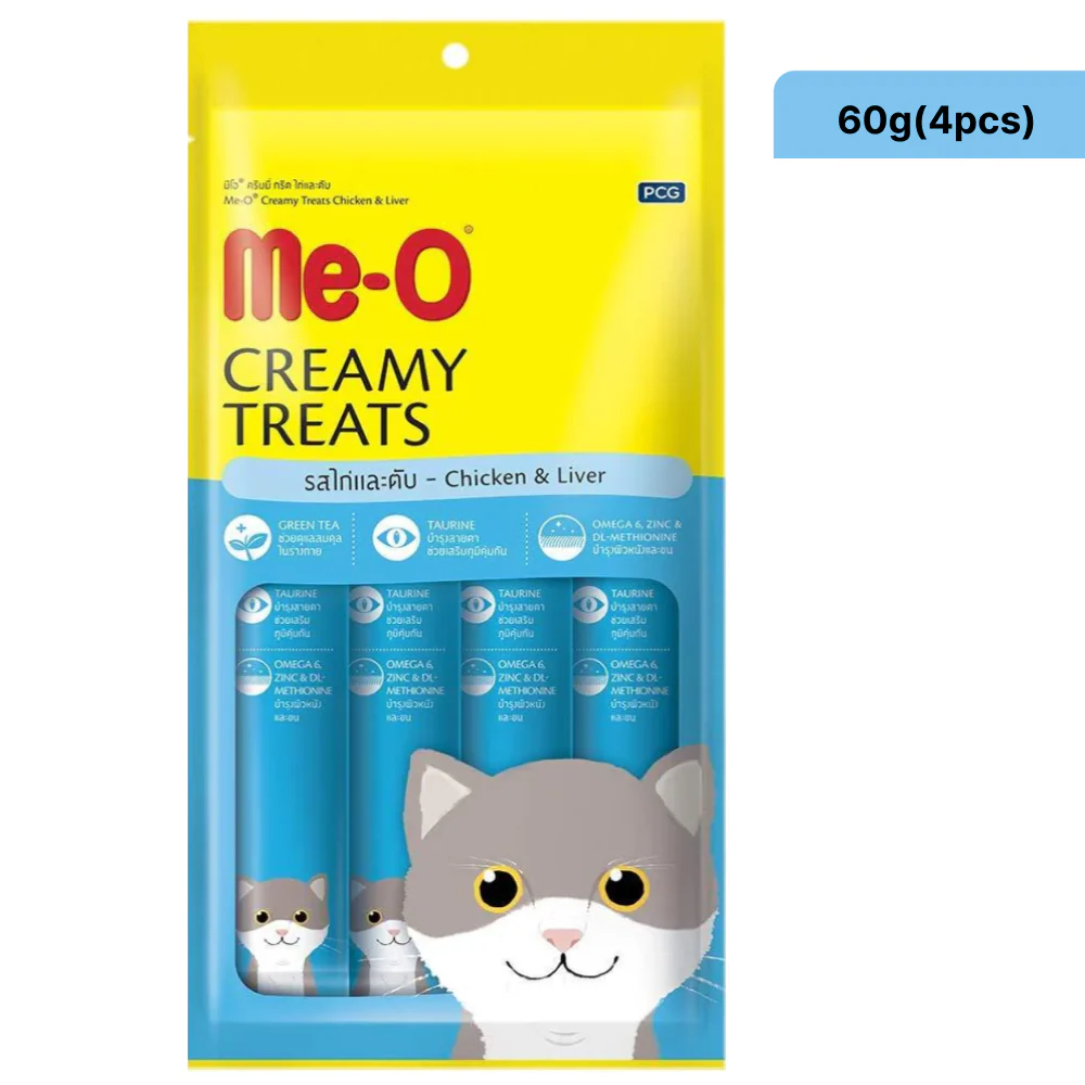 Me O Creamy Chicken & Liver Cat Treats - Image 2