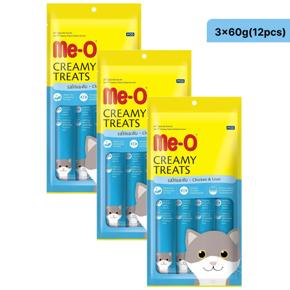 Me O Creamy Chicken & Liver Cat Treats - Image 5