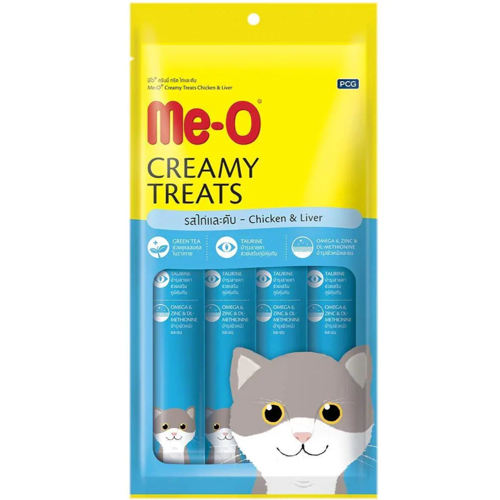 Me O Creamy Chicken & Liver Cat Treats - Image 2