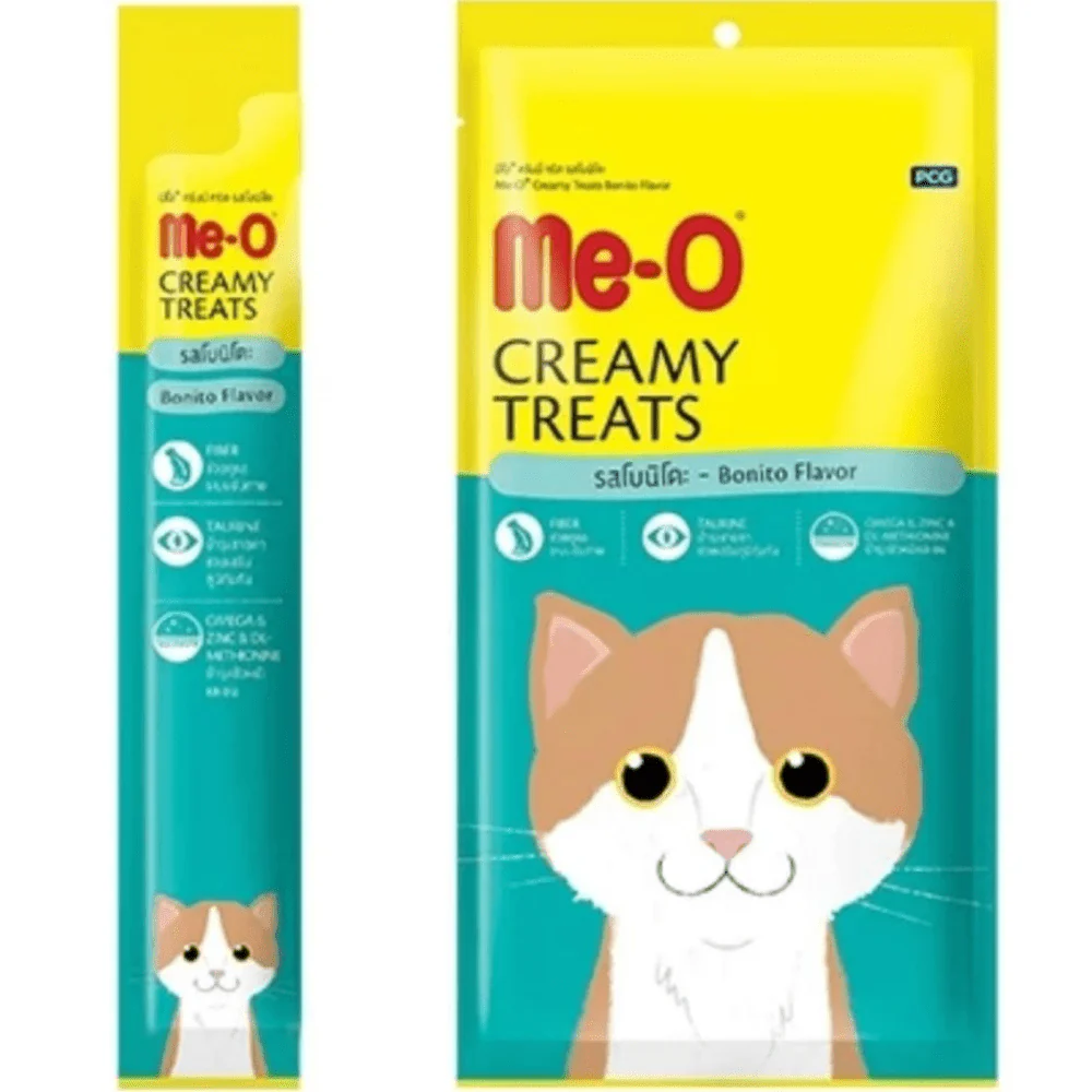 Me O Creamy Chicken & Liver, Crab, Bonito Cat Treat Combo - Image 7