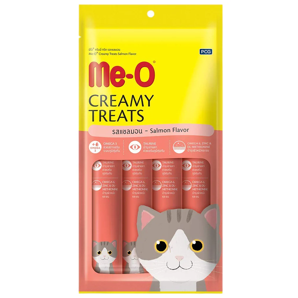 Me O Creamy Chicken & Liver, Salmon and Bonito Cat Treat Combo - Image 5