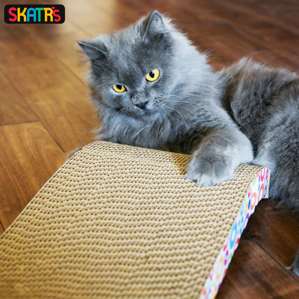 Me O Creamy Chicken & Liver Treats with Skatrs Wave Cat Scratcher & 2g Premium Catnip Combo - Image 6