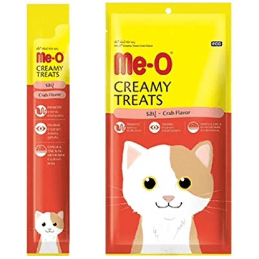 Me O Creamy Crab and Chicken & Liver Cat Treat Combo - Image 3