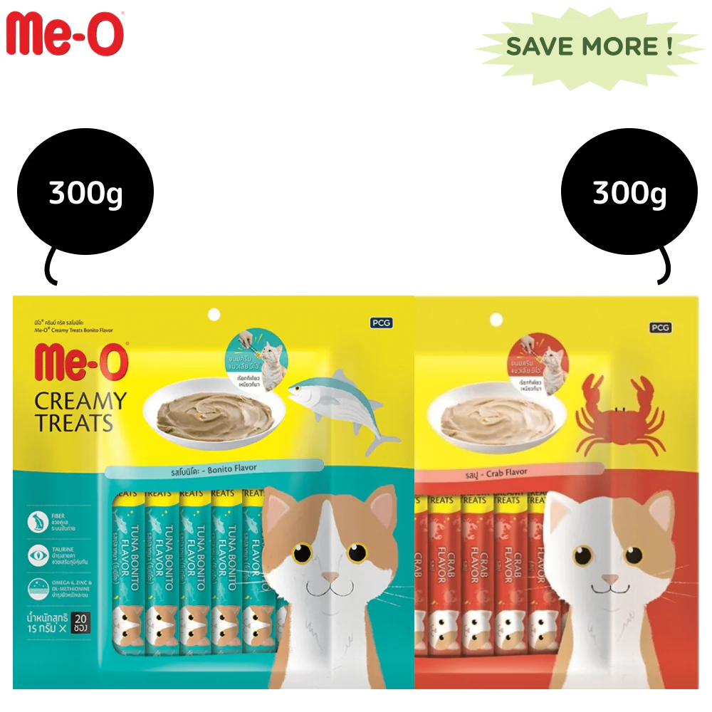 Me O Creamy Crab and Creamy Bonito Cat Treat Combo - Image 6
