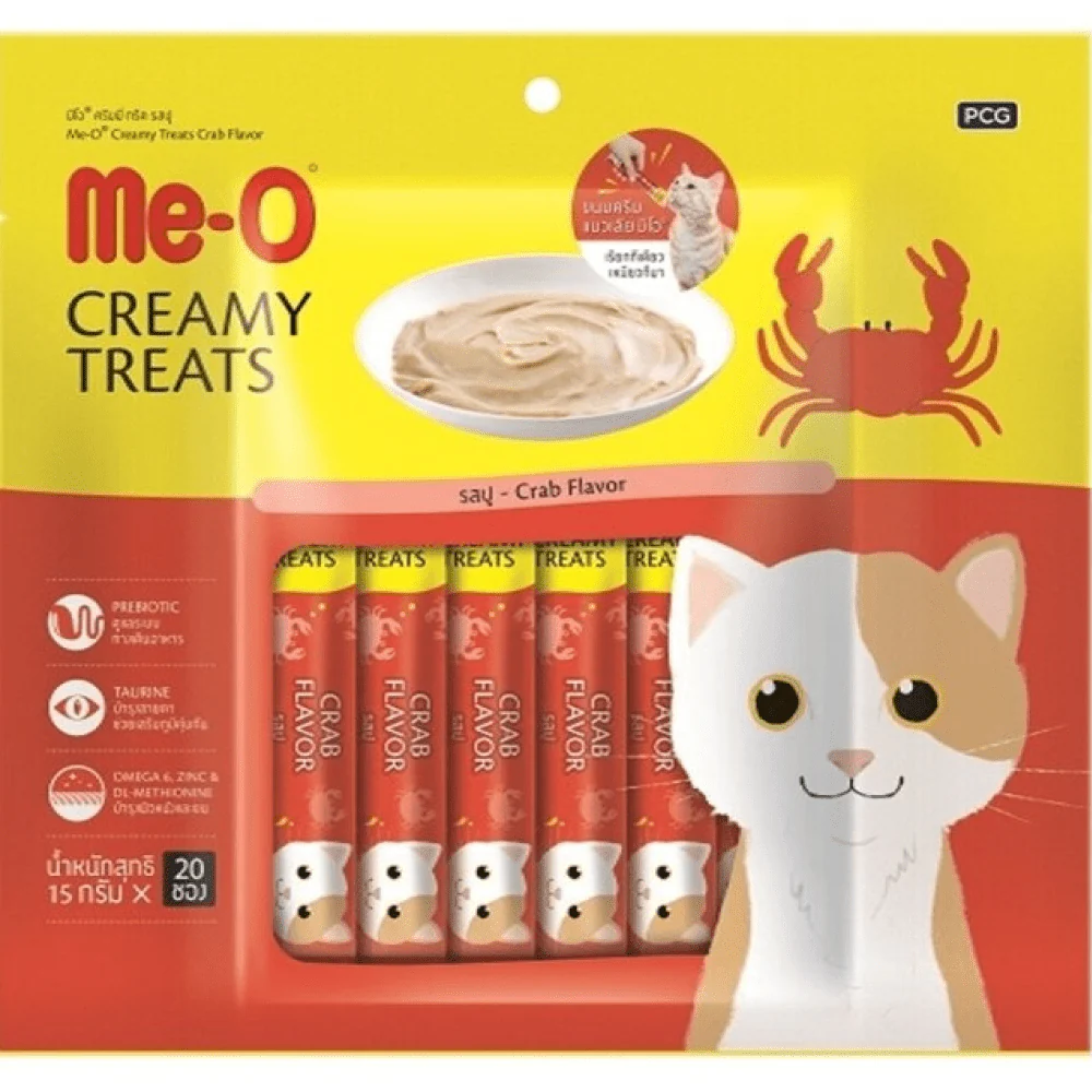 Me O Creamy Salmon and Crab Cat Treat Combo - Image 5