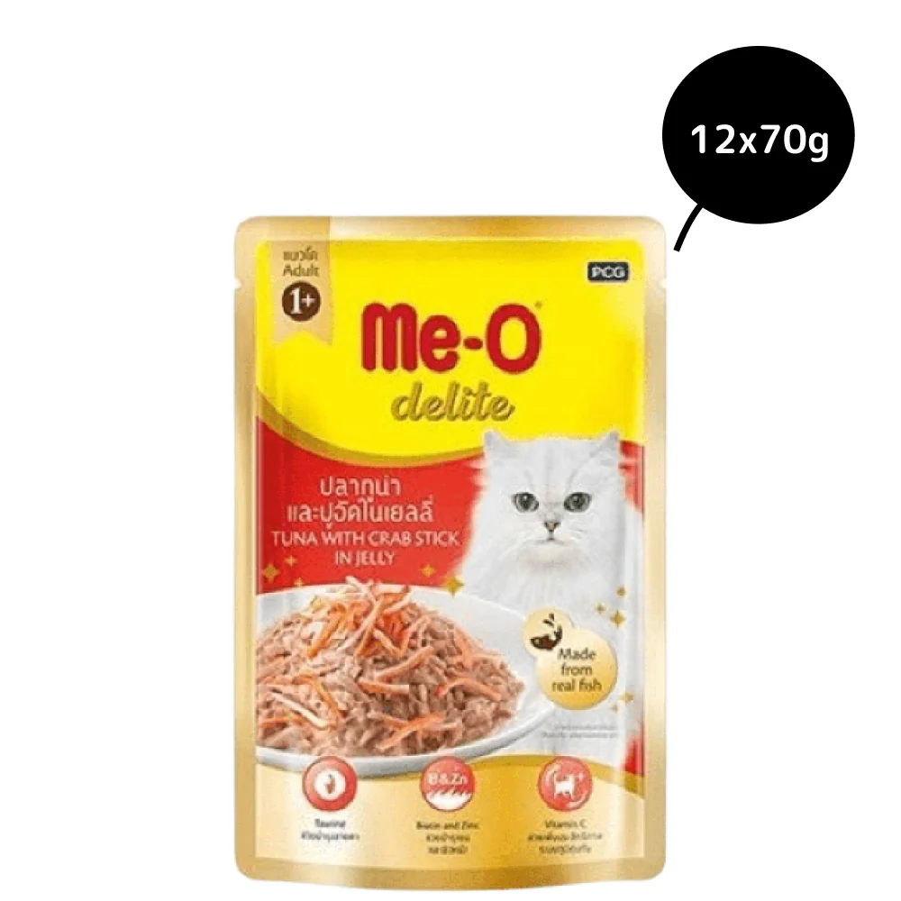 Me O Delite Tuna with Crab Sticks in Jelly Cat Wet Food - Image 8