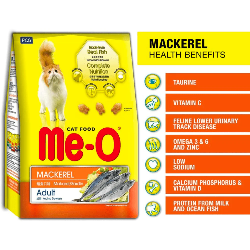 Me O Mackerel Adult Cat Dry Food - Image 2