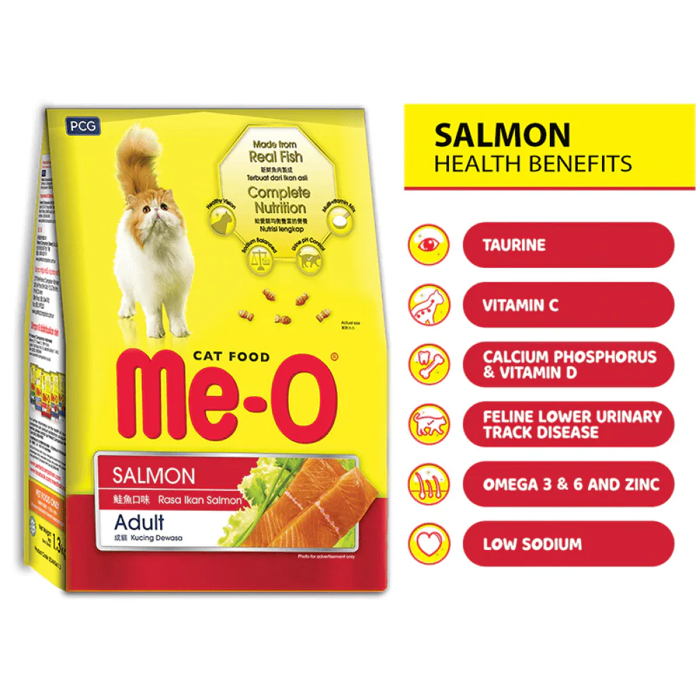 Me O Salmon Adult Cat Dry Food - Image 3