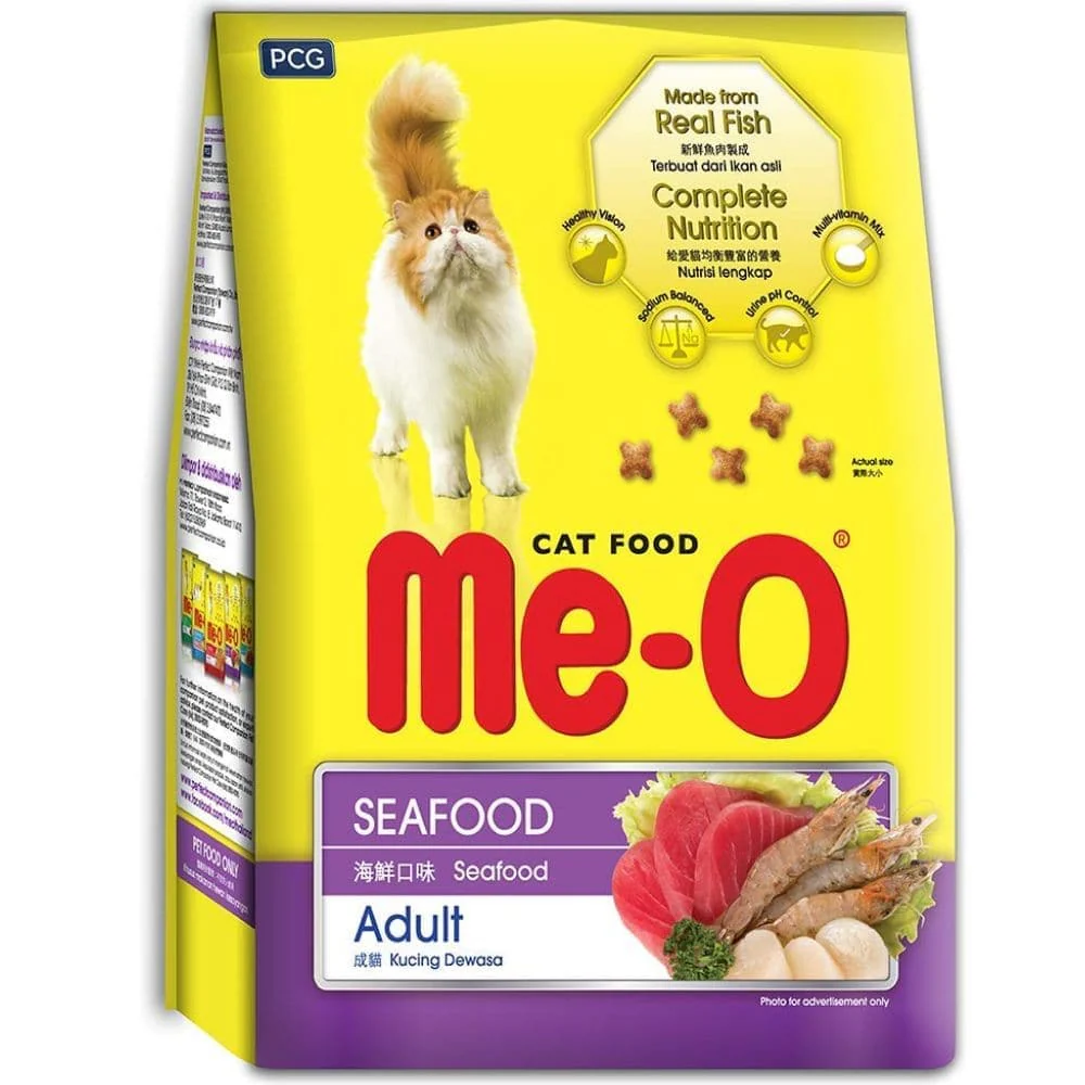 Me O Seafood Adult Cat Dry Food - Image 2