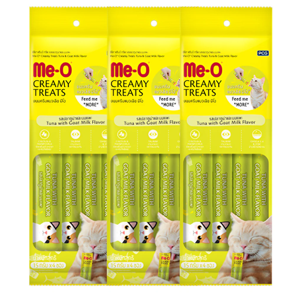 Me O Tuna & Goat Milk Creamy Cat Treat - Image 2