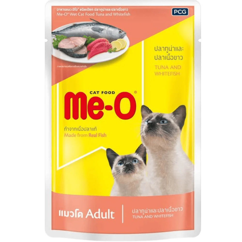 Me O Tuna & White Fish In Jelly Adult Cat Wet Food - Image 5