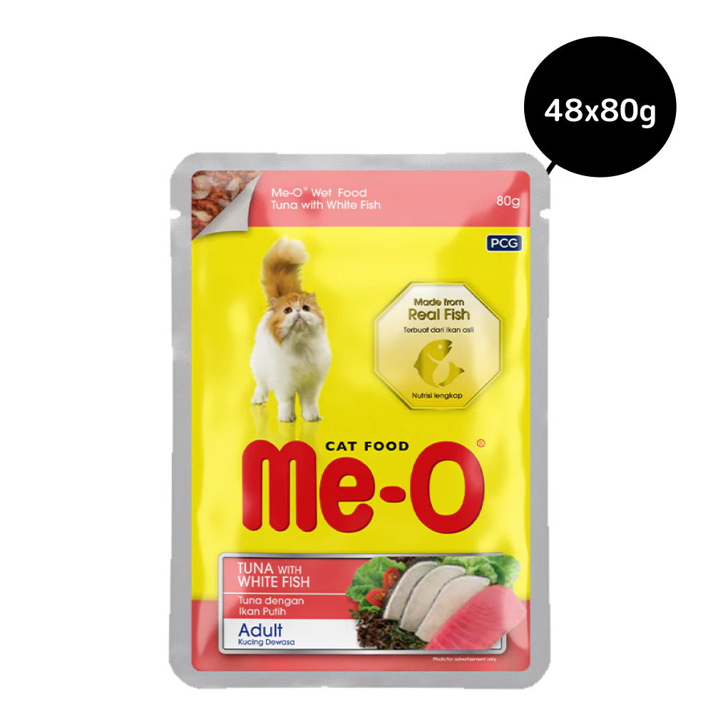 Me O Tuna & White Fish In Jelly Adult Cat Wet Food - Image 4
