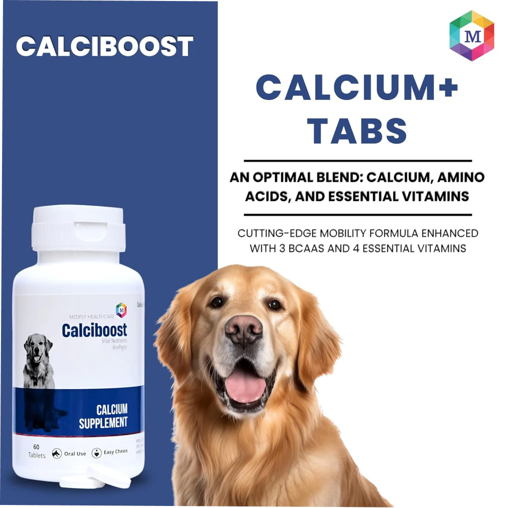 Medfly Healthcare Calciboost Tablets Calcium Supplement for Dogs and Cats - Image 3