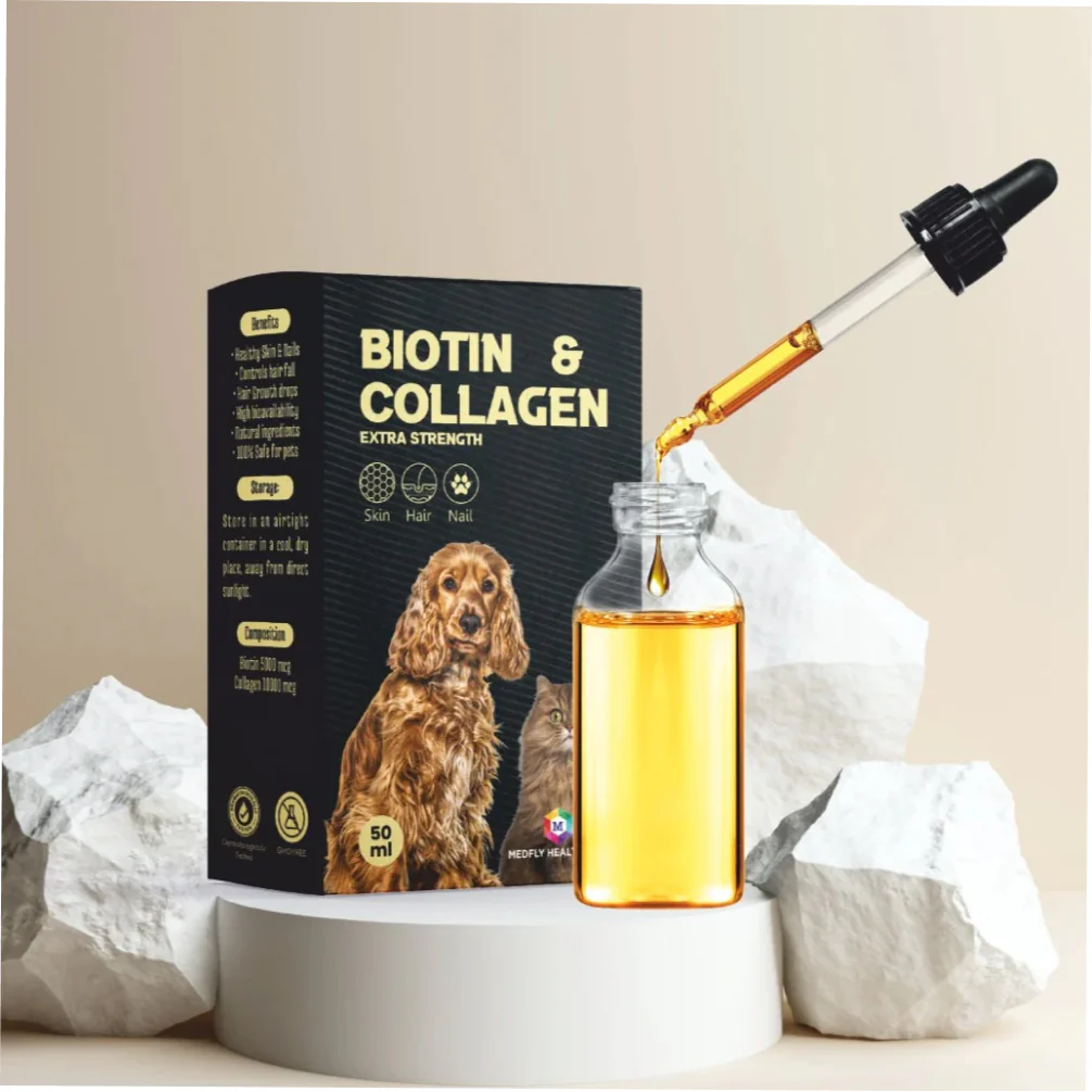 Medfly Healthcare Medfly Biotin & Collagen for Dogs and Cats (50ml)