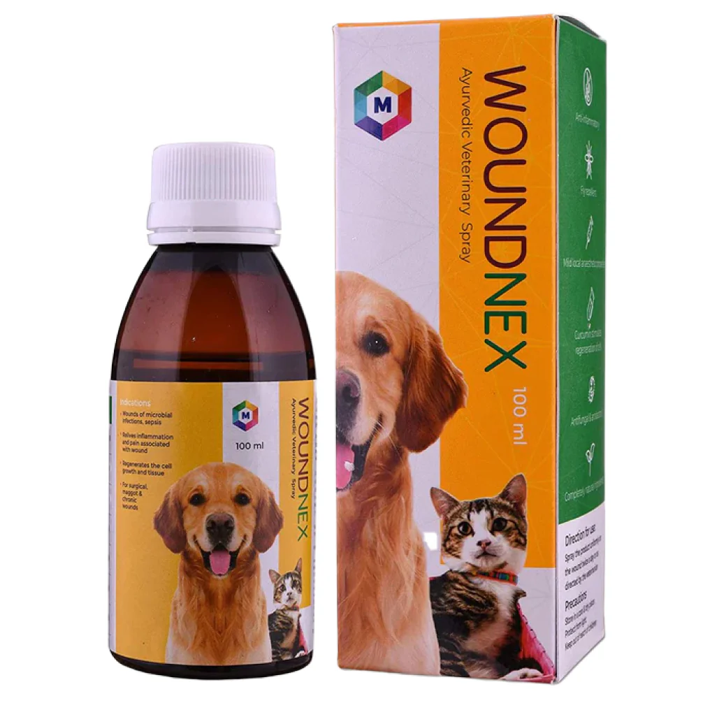 Medfly Healthcare Woundnex Spray for Dogs and Cats (100ml) - Image 2