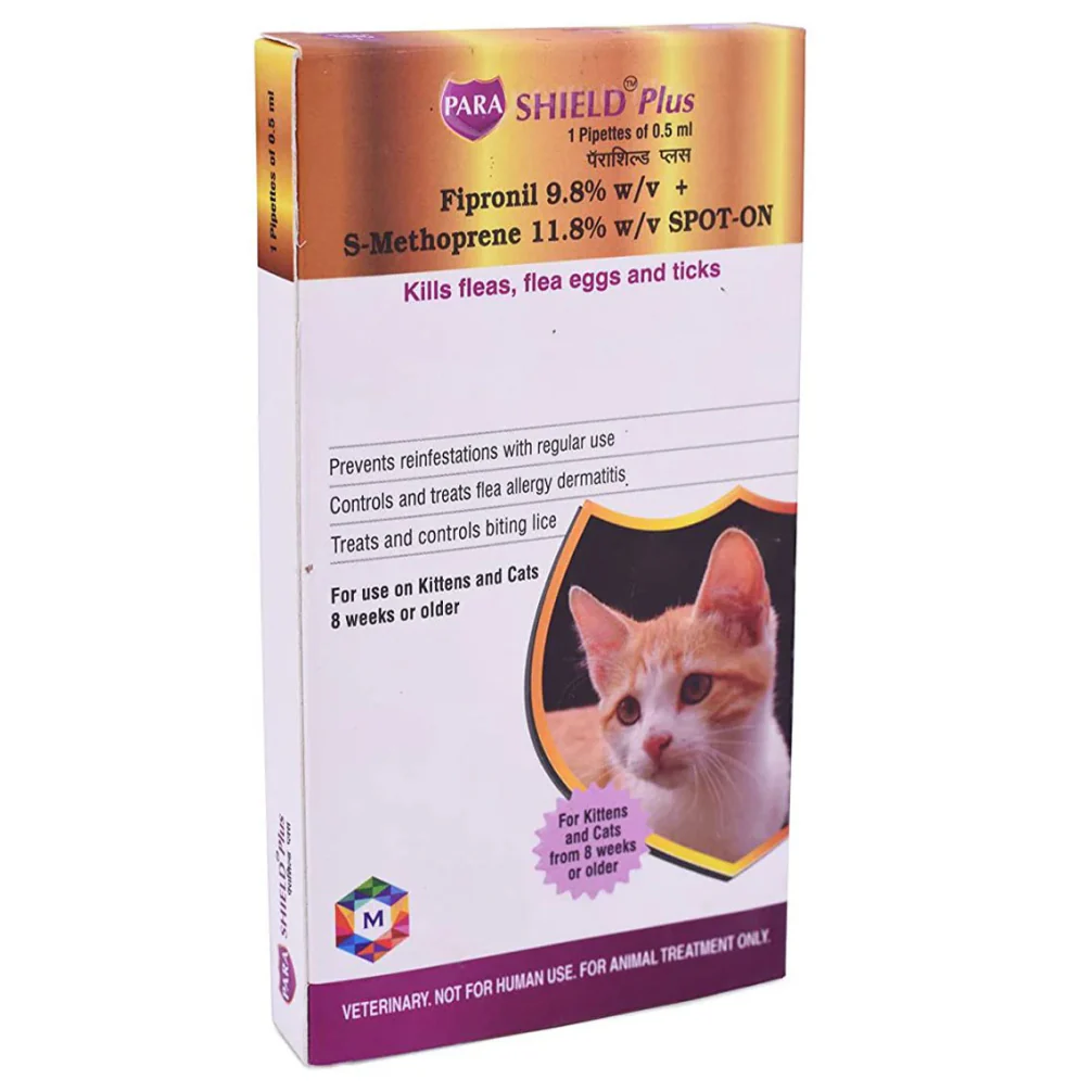 Medfly Healthcare Parashield Plus Tick & Flea Spot On for Cats - Image 2